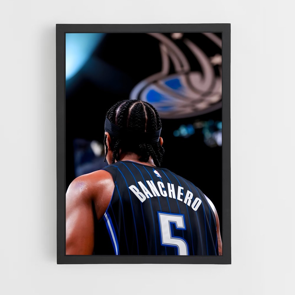 Poster Paolo banchero – affiche Basketball (vue 2)